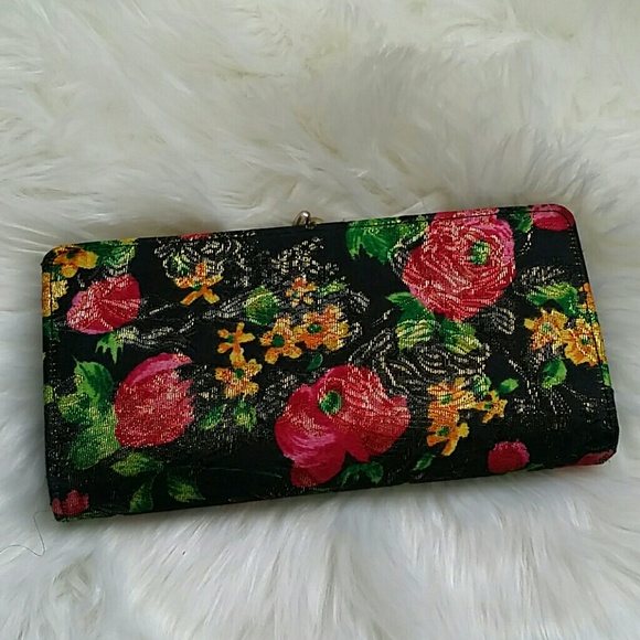 Vintage Handbags - Vintage floral wallet
